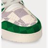 LV Trainers Damier Grained Calf Leather Green