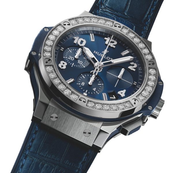 Hublot Big Bang, Steel Blue Diamonds, 41mm, Ref# 341.SX.7170.LR.1204