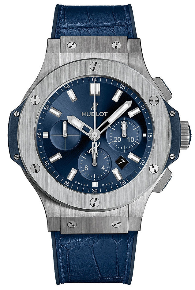 Hublot Big Bang, Steel Blue Chronograph Automatic 44mm, Ref# 301.SX.7170.LR