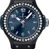 Hublot Big Bang, Ceramic Blue Diamonds, 38mm, Ref# 361.CM.7170.LR.1204