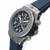 Hublot Big Bang, Unico Titanium Blue 45mm, Ref# 411.NX.5179.RX