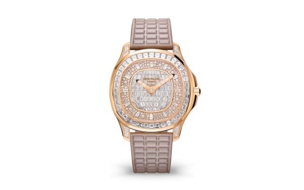 Patek Philippe Aquanaut Luce Haute Joaillerie, 18k Rose Gold with 313 diamonds ~7,9ct, 38,8mm, Ref# 5062/450R-001