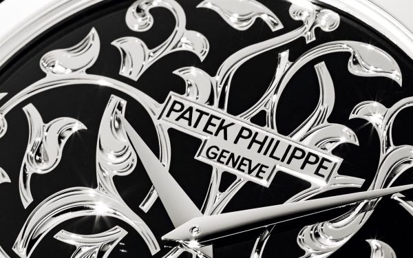 Patek Philippe Calatrava Volutes and Arabesques, Platinum, 38mm, Ref# 5088/100P-001