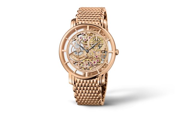 Patek Philippe Complication Calatrava Skeleton movement with hand-engraved decoration, 18k Rose Gold, 39mm, Ref# 5180/1R-001