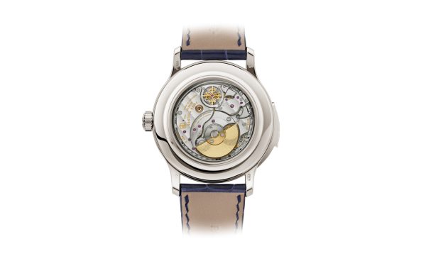 Patek Philippe Grand Complication, Platinum set with baguette diamonds and sapphires, 42mm, Ref# 5374/300P-001