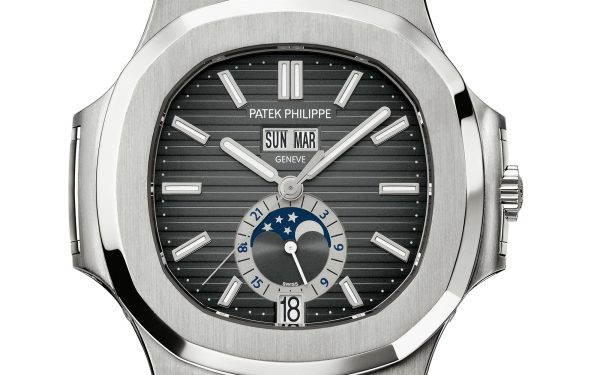 Patek Philippe Nautilus Annual Calendar, Moon Phases Watch, Stainless Steel, 40,5 mm, Ref# 5726A-001