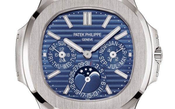 Patek Philippe Nautilus Perpetual Calendar Watch, 18k White Gold, 40mm, Ref# 5740/1G-001