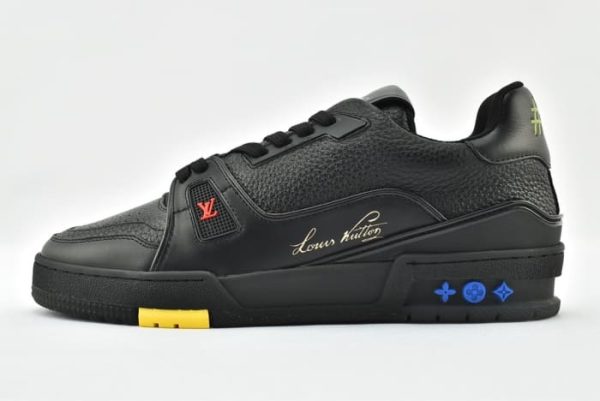 Louis Vuitton Trainer Black Signature