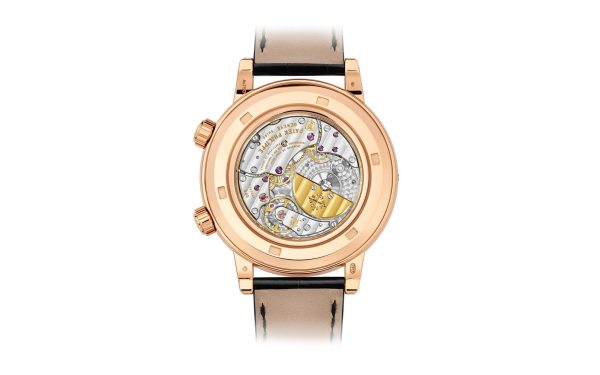 Patek Philippe Grand Complication, 18k Rose Gold set with baguette diamonds, 44mm, Astronomical, Ref# 6104R-001