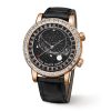 Patek Philippe Grand Complication, 18k Rose Gold set with baguette diamonds, 44mm, Astronomical, Ref# 6104R-001