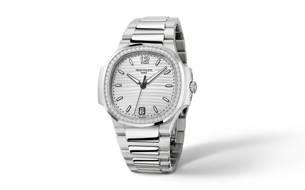 Patek Philippe Nautilus Ladies Automatic Watch, Stainless Steel and Diamonds, 35,2mm, Ref# 7118/1200A-010