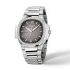 Patek Philippe Nautilus Ladies Automatic Watch, Stainless Steel and Diamonds, 35,2mm, Ref# 71181/200A-011