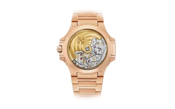 Patek Philippe Nautilus Ladies Automatic Watch, 18k Rose Gold and Diamonds, 35,2mm, Ref# 7118/1200R-001