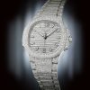 Patek Philippe Nautilus Haute Joaillerie Ladies Automatic Watch, 18K White Gold and Diamonds, 35,2mm, Ref# 7118/1450G-001