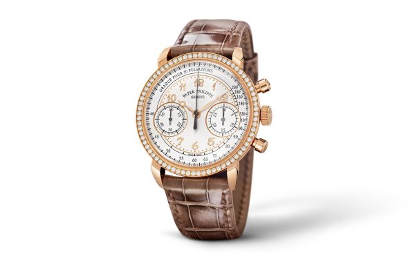 Patek Philippe Complication, 18k Rose Gold, Ladies Chronograph 38mm, 99 diamonds: ~0.99 ct., Ref# 7150/250R-001