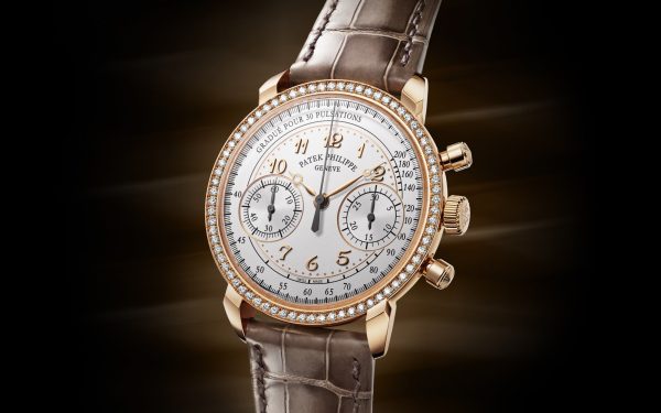 Patek Philippe Complication, 18k Rose Gold, Ladies Chronograph 38mm, 99 diamonds: ~0.99 ct., Ref# 7150/250R-001