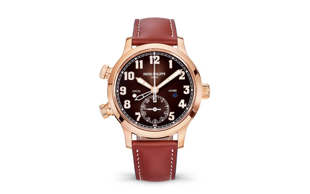 Patek Philippe Complication, 18k Rose Gold, Calatrava Pilot Travel Time 37,5mm, Ref# 7234R-001