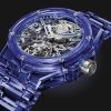 Hublot Big Bang Integrated Tourbillon Full Blue Sapphire, 43mm, Ref# 455.JL.0120.JL