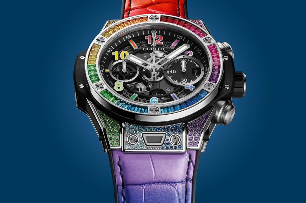 Hublot Big Bang Unico Titanium Rainbow, Ref# 441.NX.1117.LR.0999