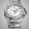 Hublot Classic Fusion ORLINSKI BRACELET TITANIUM WHITE ALTERNATIVE PAVÉ Ref# 550.NS.2200.NS.3804.ORL22