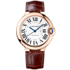 Ballon Bleu 18ct Rose Gold 36mm Automatic Leather Strap Watch