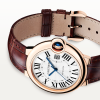 Ballon Bleu 18ct Rose Gold 36mm Automatic Leather Strap Watch