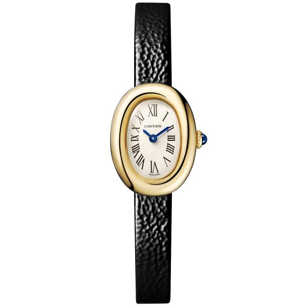 Baignoire Mini 18ct Yellow Gold Ladies Strap Watch