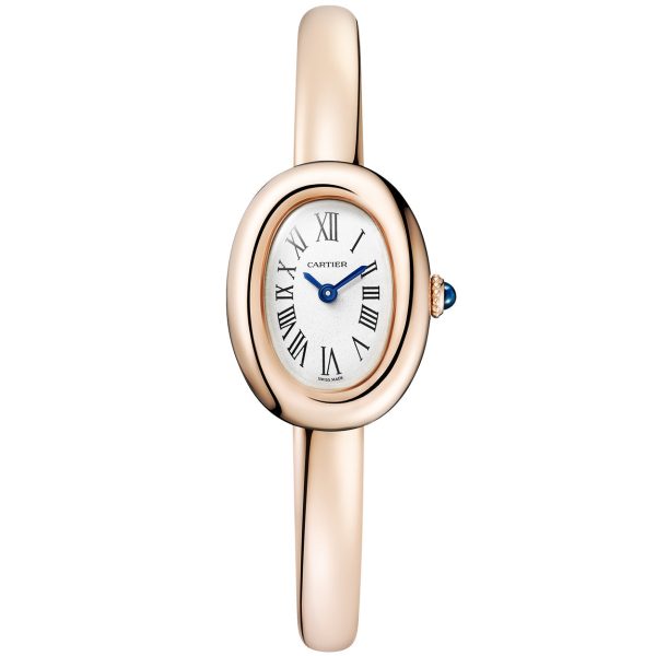 Baignoire Mini Size 17 18ct Rose Gold Ladies Bangle Watch