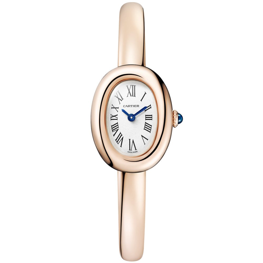 Baignoire Mini Size 16 18ct Rose Gold Ladies Bangle Watch