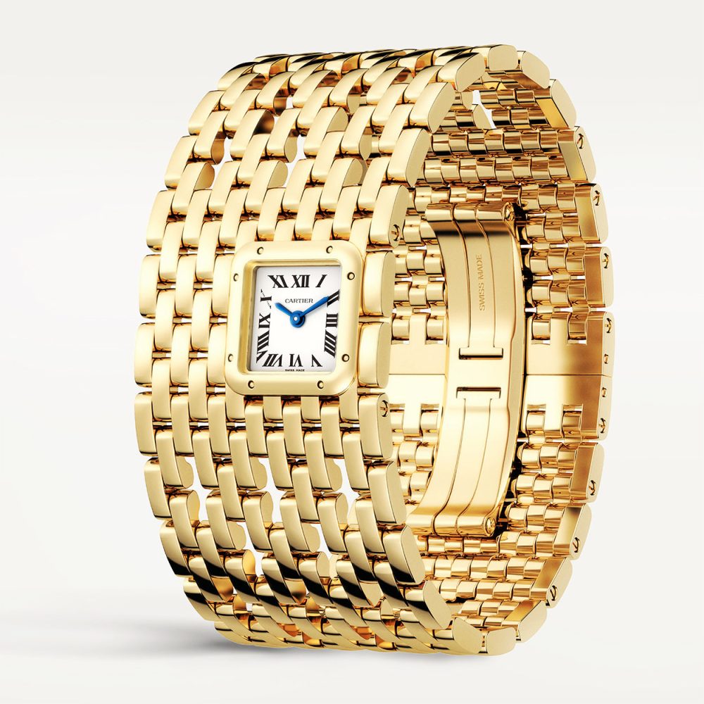 Panthère de Cartier 18ct Yellow Gold Cuff Bangle Watch