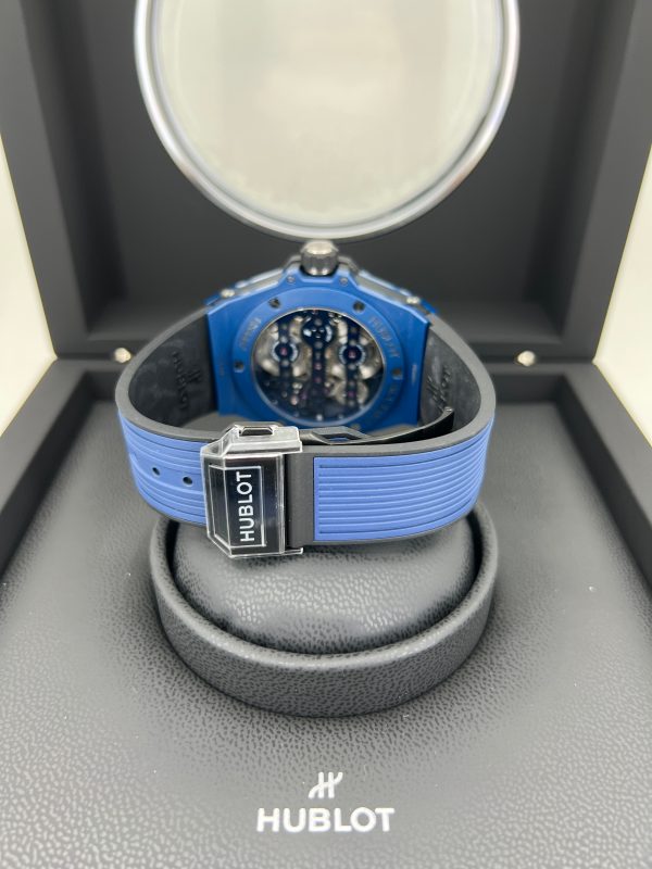 Hublot Big Bang Meca-10 Ceramic Blue 45mm, Ref# 414.EX.5123.RX