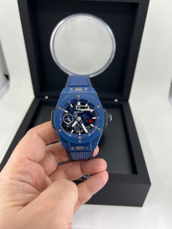 Hublot Big Bang Meca-10 Ceramic Blue 45mm, Ref# 414.EX.5123.RX