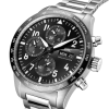 Pilot's 41mm Black Dial AMG Performance Chronograph Bracelet Watch