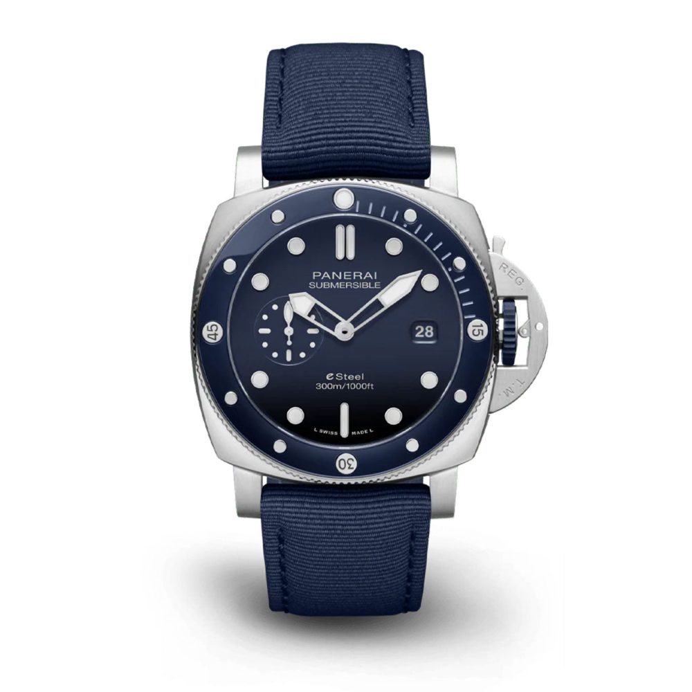 Panerai Submersible QuarantaQuattro ESteel™ Blu Profondo Ref# PAM01289