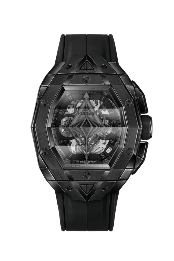 Hublot, Spirit of Big Bang Sang Bleu All Black, Ceramic, 42mm, Limited Edition, Ref# 648.CX.0114.RX.MXM23