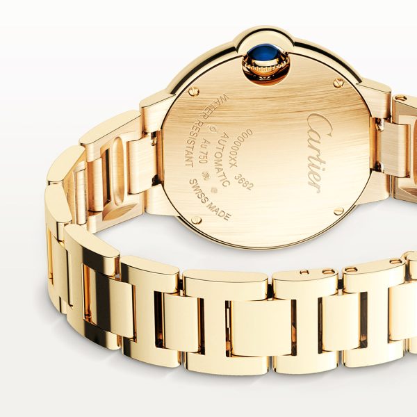 Ballon Bleu de Cartier 33mm 18ct Yellow Gold Bracelet Watch