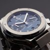 Hublot Classic Fusion Blue Chronograph Titanium Bracelet 45mm, Ref# 520.NX.7170.NX