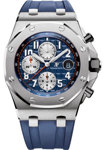 Audemars Piguet Royal Oak Offshore Chronograph Watch-Blue Dial 42mm-26470ST.OO.A027CA.01