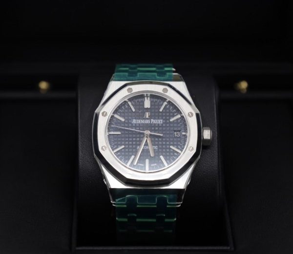 Audemars Piguet Royal Oak Selfwinding Watch-Blue Dial 37mm-15450ST.OO.1256ST.03