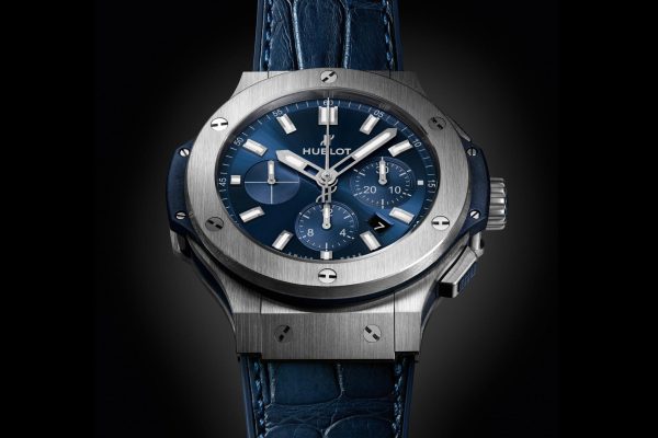 Hublot Big Bang, Steel Blue Chronograph Automatic 44mm, Ref# 301.SX.7170.LR