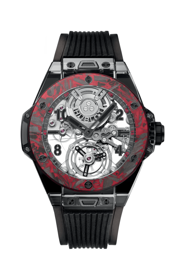 Hublot Big Bang Tourbillon Automatic Black Sapphire Las Vegas Boutique, 45mm, Ref# 419.JBV.0113.RT.LVB23