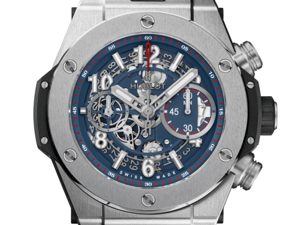 Hublot Big Bang, Unico Titanium Blue 45mm, Ref# 411.NX.5179.RX