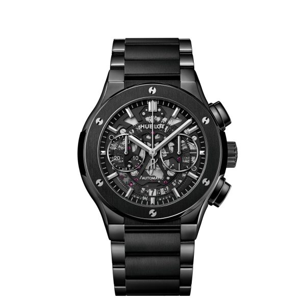 Hublot Classic Fusion Aerofusion Black Magic Bracelet 45mm, Ref# 528.CM.0170.CM