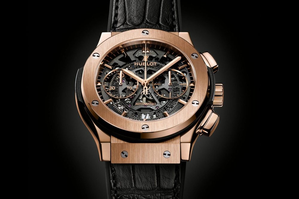 Hublot Classic Fusion Aerofusion King Gold Chronograph 45mm, Ref# 525.OX.0180.LR