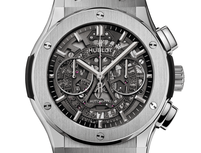 Hublot Classic Fusion Aerofusion Titanium Chronograph Automatic 45mm, Ref# 525.NX.0170.LR