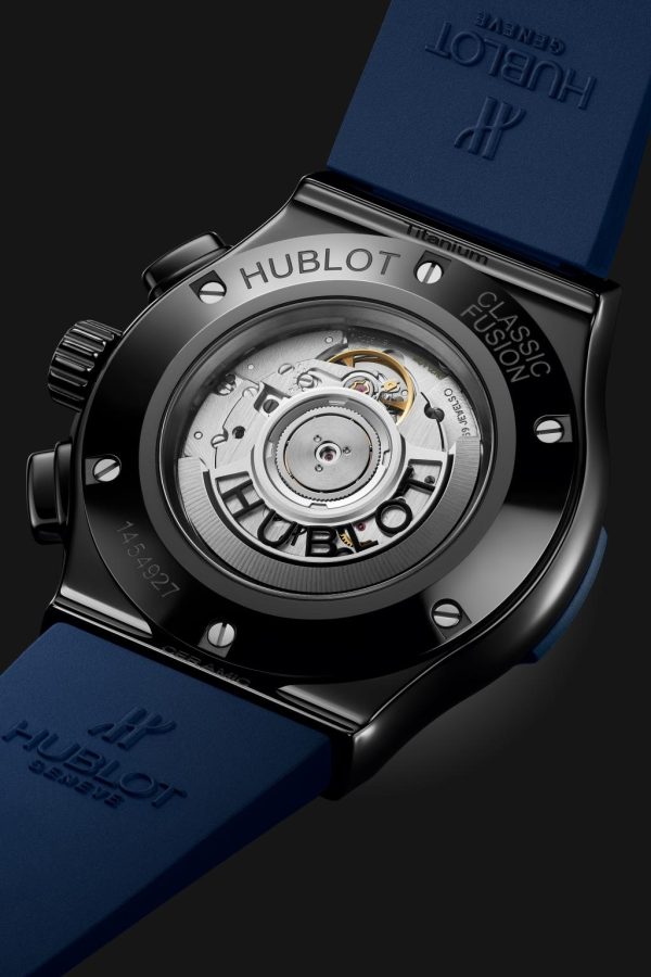 Hublot Classic Fusion Ceramic Blue Chronograph Ref# 521.CM.7170.RX