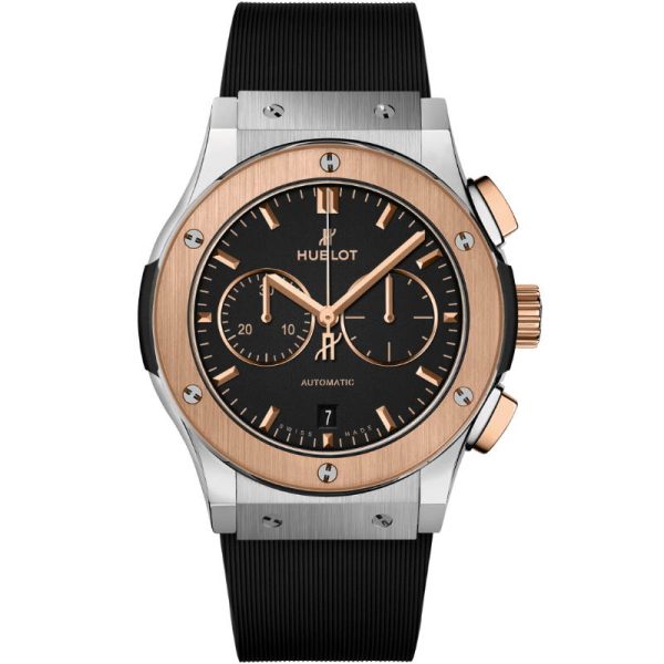 Hublot Classic Fusion Chronograph Titanium King Gold 45mm, Ref# 521.NO.1181.RX