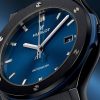 Hublot Classic Fusion Automatic 45mm Ceramic Blue, Ref# 510.CM.7170.CM