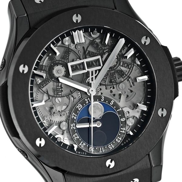 Hublot Classic Fusion Aerofusion Moonphase 45mm Black Magic, Ref# 517.CX.0170.LR