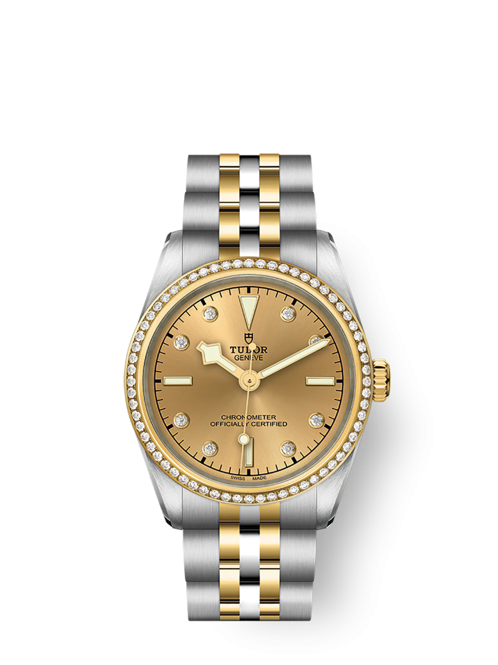 Tudor Black Bay 31 S&G, 316L Stainless Steel, 18k Yellow Gold and Diamonds, Ref# M79613-0007